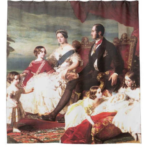 Queen Victoria  And Prince Albert Shower Curtain