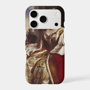QUEEN VICTORIA BLOWING A PINK BUBBLE GUM iPhone 17 PRO CASE