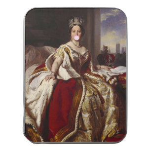 QUEEN VICTORIA BLOWING A PINK BUBBLE GUM   JIGSAW PUZZLE