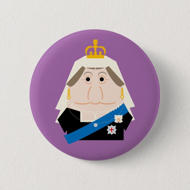 Queen Victoria Button (Front)