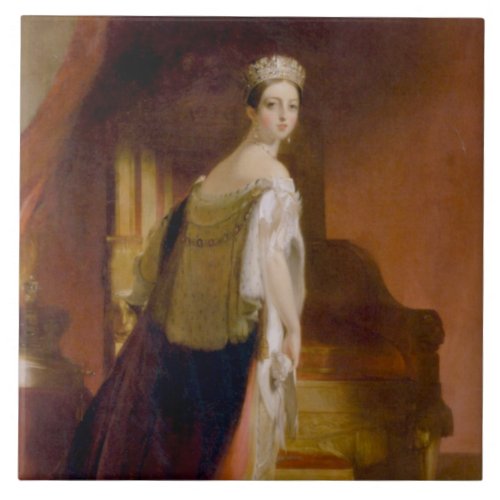 Queen Victoria by Thomas Sully Ceramic Tile