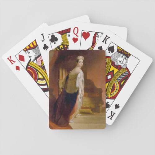 Queen Victoria by Thomas Sully Poker Cards
