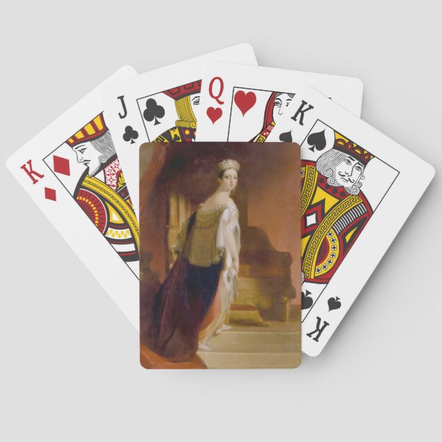 Queen Victoria (by Thomas Sully) Poker Cards (Back)