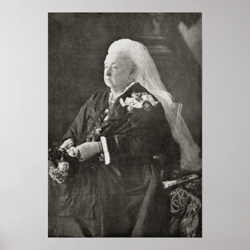 Queen Victoria  c1899 Poster