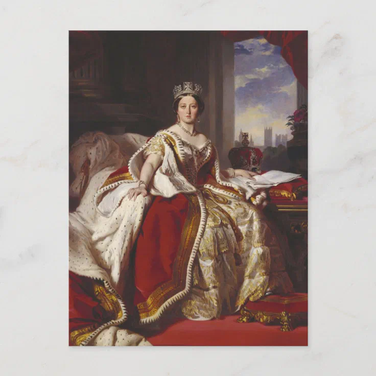 Queen Victoria: Coronation Postcard | Zazzle