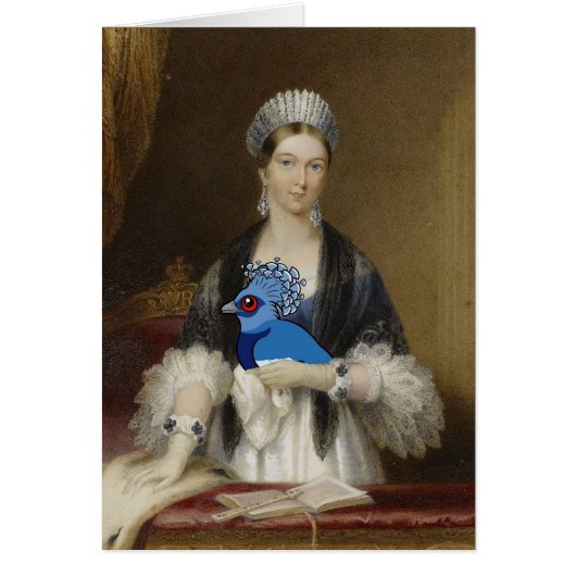 Queen Victoria Crowned Pigeon Cards (Front)