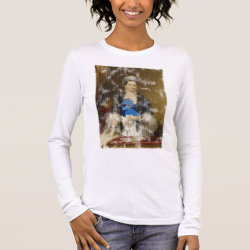 Queen Victoria Crowned Pigeon Women's Basic Long Sleeve T-Shirt