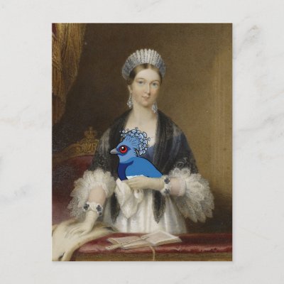 Queen Victoria Crowned Pigeon Postcard