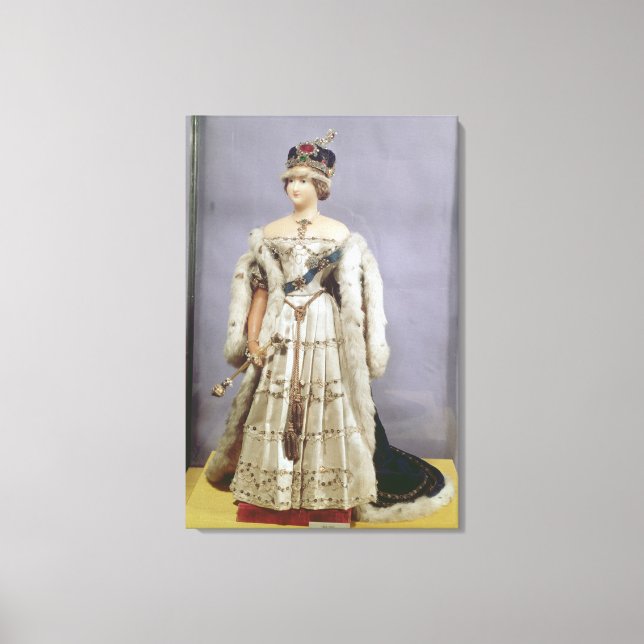 Queen Victoria  doll Canvas Print (Front)