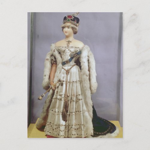 Queen Victoria  doll Postcard