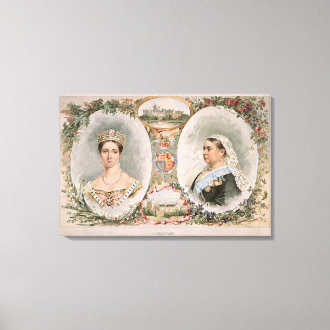 Queen Victoria Golden Jubilee Poster Canvas Print (Front)