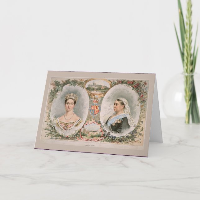 Queen Victoria Golden Jubilee Poster Card (Front)