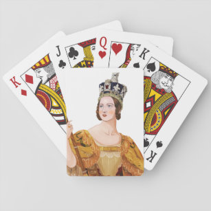 Queen Victoria - historical illustrations Playing Cards