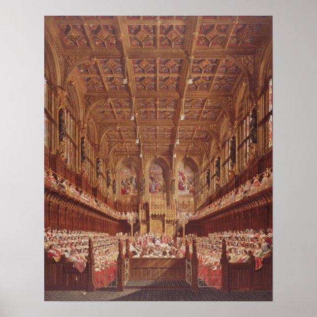 Queen Victoria in the House of Lords Poster (Front)