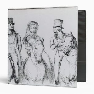 Queen Victoria, Lord Melbourne and Lord Russell 3 Ring Binder