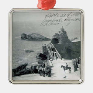Queen Victoria on the French Coast Metal Ornament