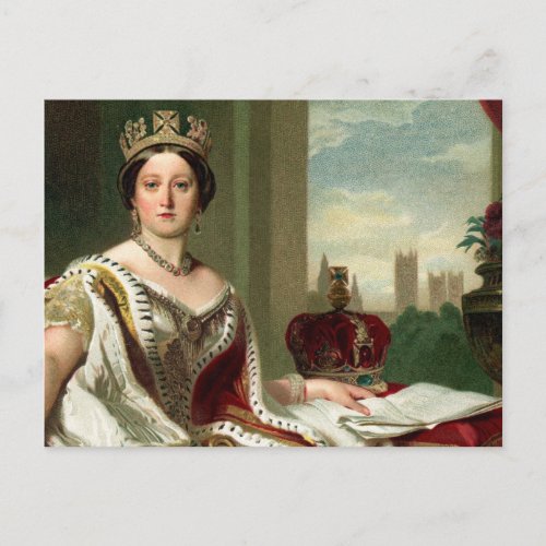 Queen Victoria Portrait Postcard