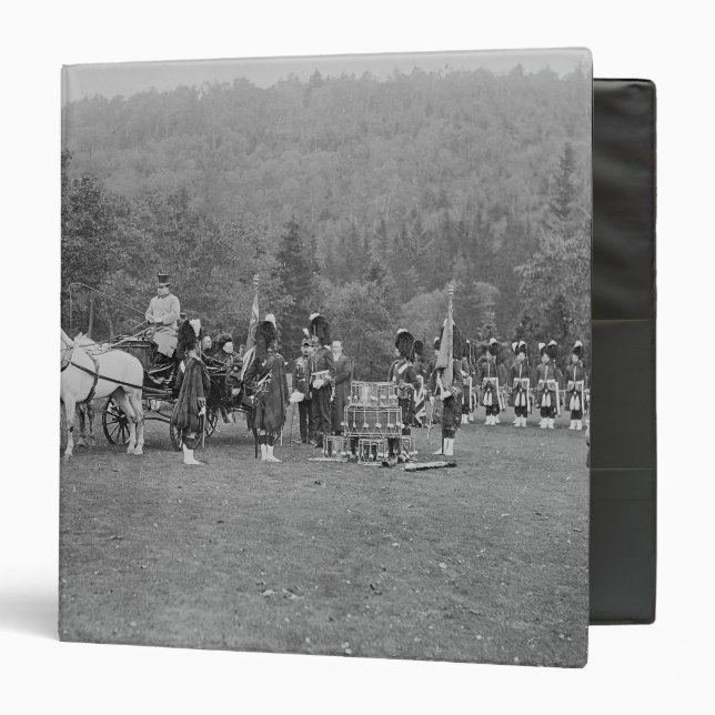 Queen Victoria presenting colours 3 Ring Binder (Front/Inside)