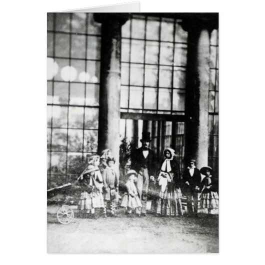 Queen Victoria & Prince Albert with their Cards (Front)