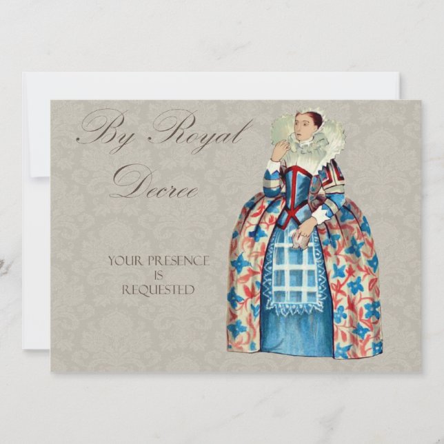 Queen Victoria Royal Invites (Front)