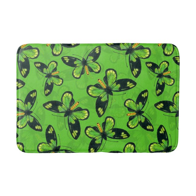 Queen Victoria' s birdwing butterfly Bath Mat (Front)