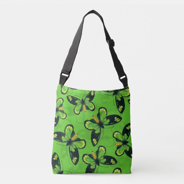 Queen Victoria' s birdwing butterfly Crossbody Bag (Front)