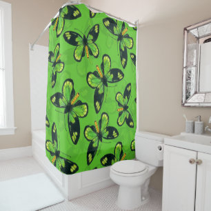 Queen Victoria' s birdwing butterfly Shower Curtain