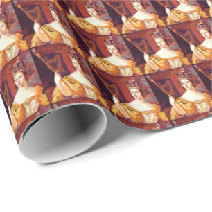 Queen Victoria Theme Victorian Wrapping Paper