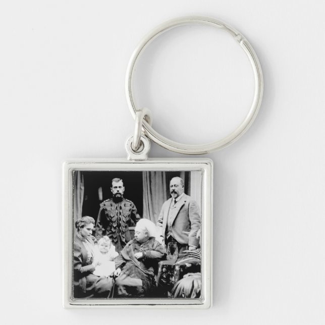 Queen Victoria, Tsar Nicholas II Keychain (Front)