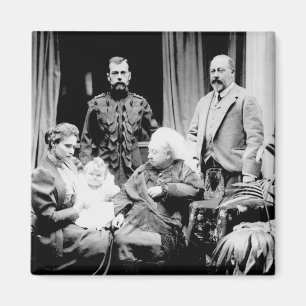 Queen Victoria, Tsar Nicholas II Magnet
