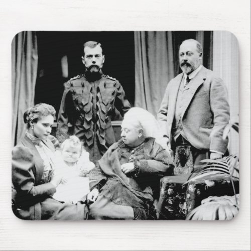 Queen Victoria Tsar Nicholas II Mouse Pad