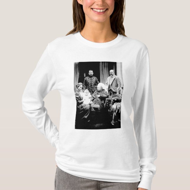 Queen Victoria, Tsar Nicholas II T-Shirt (Front)