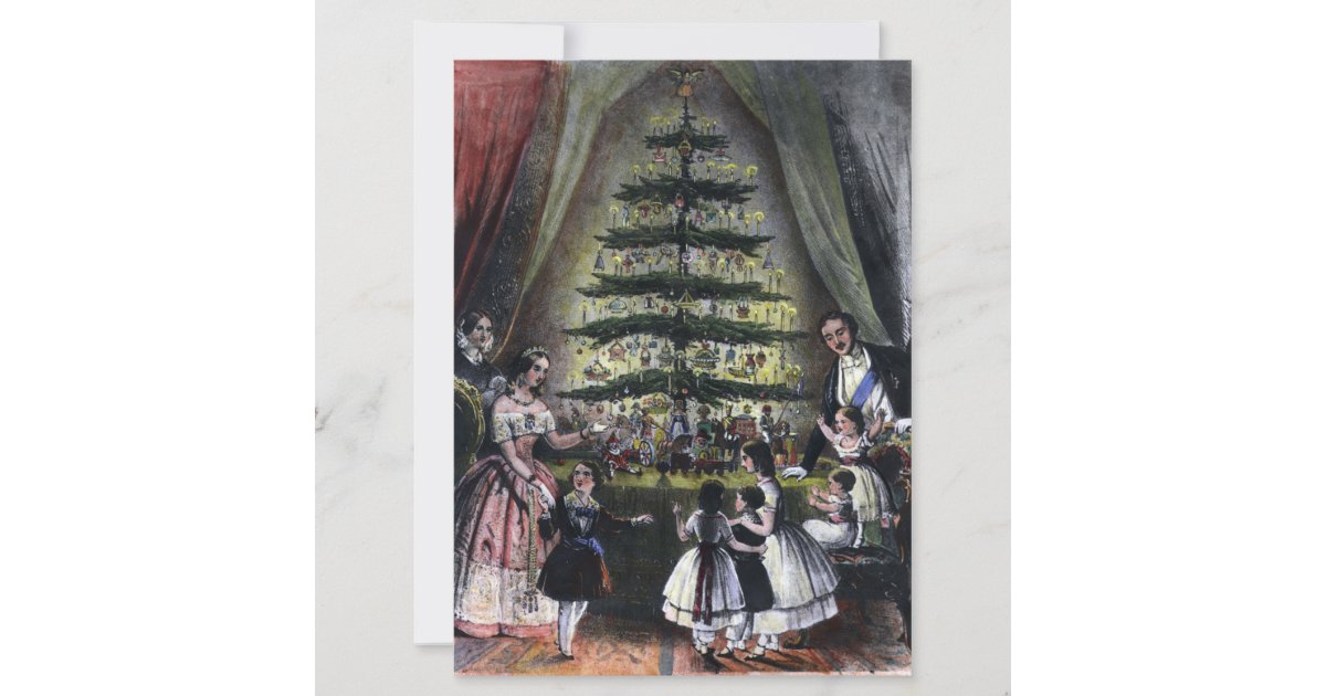 Queen Victoria Christmas Card 