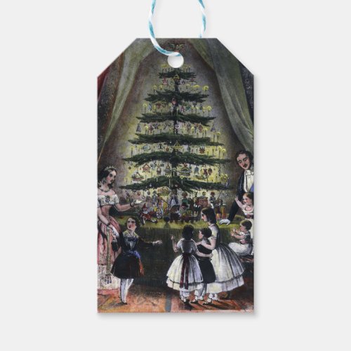 Queen Victorias Christmas Tree Gift Tags