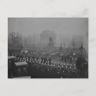 Queen Victoria's funeral cortege Postcard