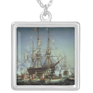 Queen Victoria's Visit to Cherbourg, 1858 Silver Plated Necklace