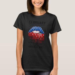Queen Was Born In February Girl Loves Her Mama Jes T-Shirt