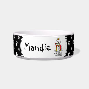 Queen Westie Dog West Highland White Terrier Bowl