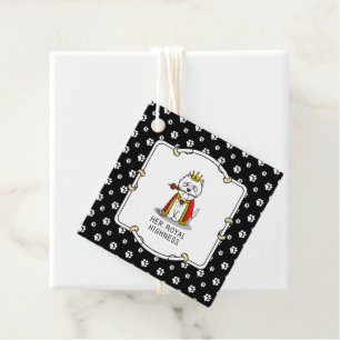 Queen Westie Dog West Highland White Terrier Favor Tags