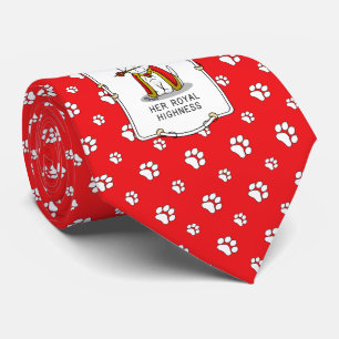 Queen Westie Dog West Highland White Terrier Neck Tie
