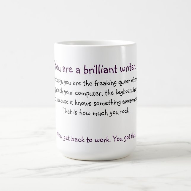 Queen Writer Mug (Center)