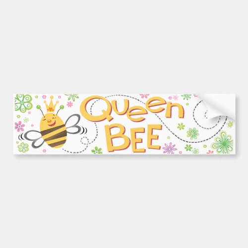 QueenBee BumperSticker Bumper Sticker