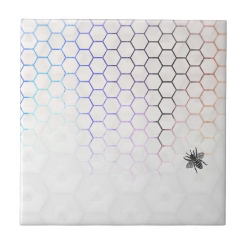 QueenBee in Colorfull HoneyComb Tile