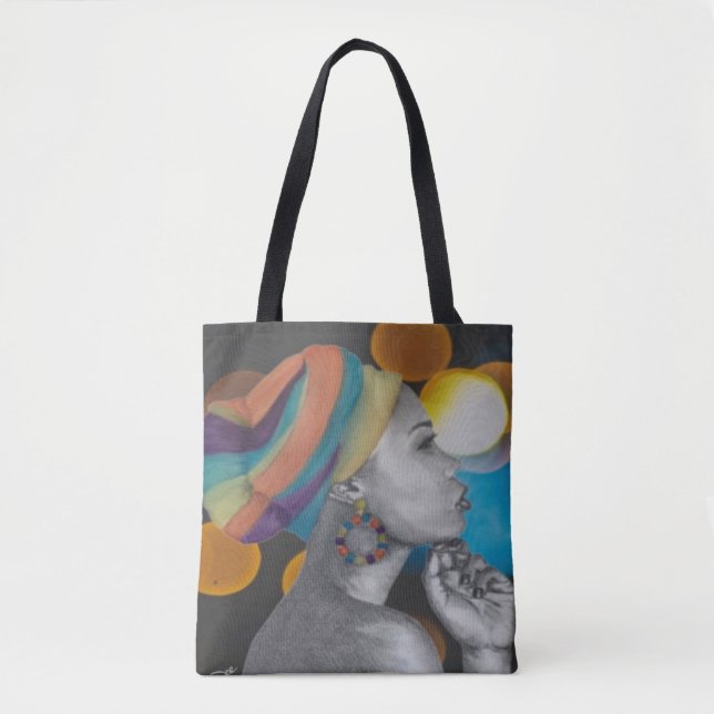 QUEENCONFIDENCE Shoulder Tote Bag (Front)
