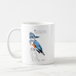 Queenfisher (Belted Kingfisher) Coffee Mug