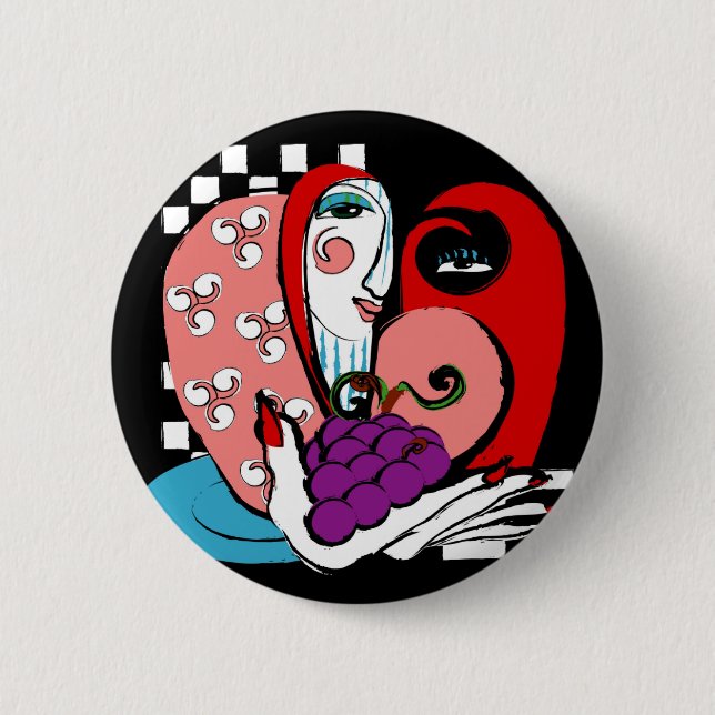 queenie button (Front)