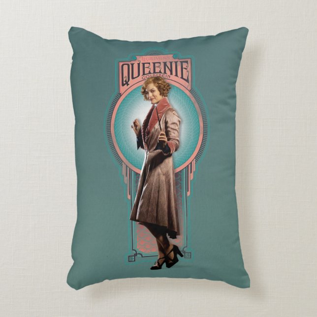 QUEENIE GOLDSTEIN™ Art Deco Panel Accent Pillow (Front(Vertical))