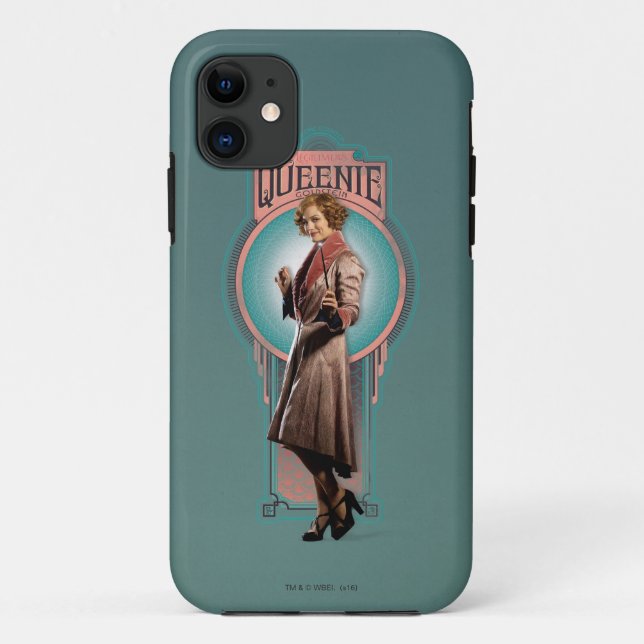 QUEENIE GOLDSTEIN™ Art Deco Panel Case-Mate iPhone Case (Back)