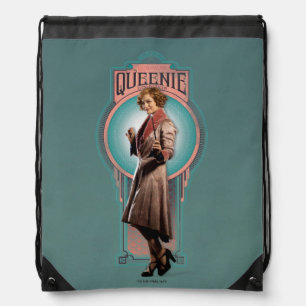 QUEENIE GOLDSTEIN™ Art Deco Panel Drawstring Bag