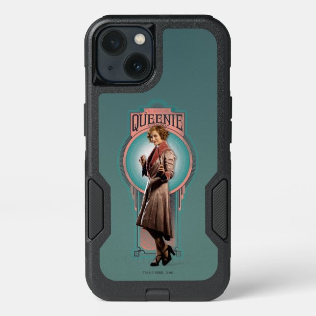 QUEENIE GOLDSTEIN™ Art Deco Panel Otterbox iPhone Case (Back)